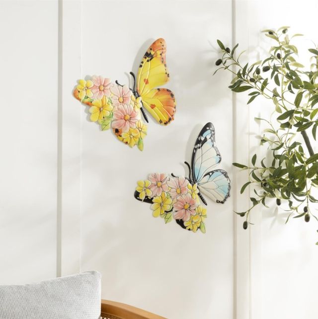 Deco Marche 2-Piece Butterfly Wall Decor -1