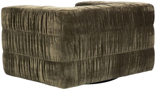 Classic Home Afeela Olive Green Swivel Chair-3