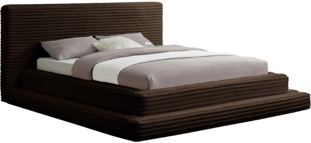 Meridian Furniture Drew Brown King Upholstered Panel Bed-0