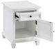 Steve Silver Co. Charlestown White Storage End Table-2