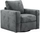 Corinthian Furniture Rayne Black Swivel Accent Chair-0