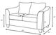 Coaster® Salizar 2-Piece Gray Mist Seating Set-3