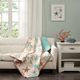 Olliix by Madison Park Coral Pebble Beach Oversized Cotton Quilted Throw-1