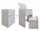 Elements International Irvine White Vanity Table -1