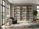 Sunny Designs™ Pasadena Buckskin/Marble White Bookcase with Ladder-2