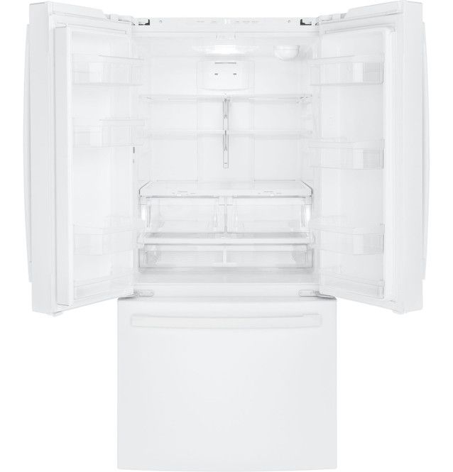 GE® Series 33" 24.7 Cu. Ft. White French Door Refrigerator with Internal Water Dispenser-1