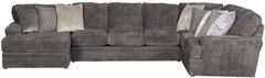 Jackson Furniture Mammoth 3-Piece Smoke Sectional Sofa Set