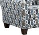 Affordable Furniture 9001 Cube Blue/Gray Accent Chair-1