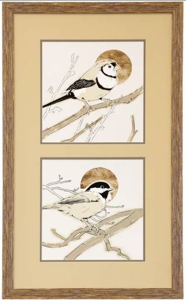 Stylecraft Black/Brown/Gray/Light Brown/White Wall Art-0