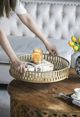 A & B Home Urban Vogue Gold Round Tray-5