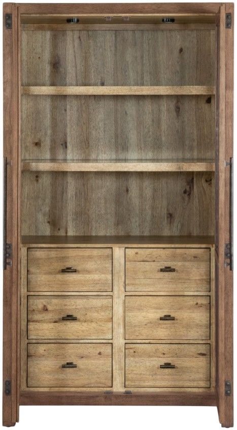 Hooker® Furniture Vineyard Row Napa Display Cabinet-4