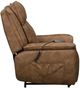 New Classic® Home Furnishings Kyra Saddle Power Auto Glider Recliner with Power Headrest and Footrest-4