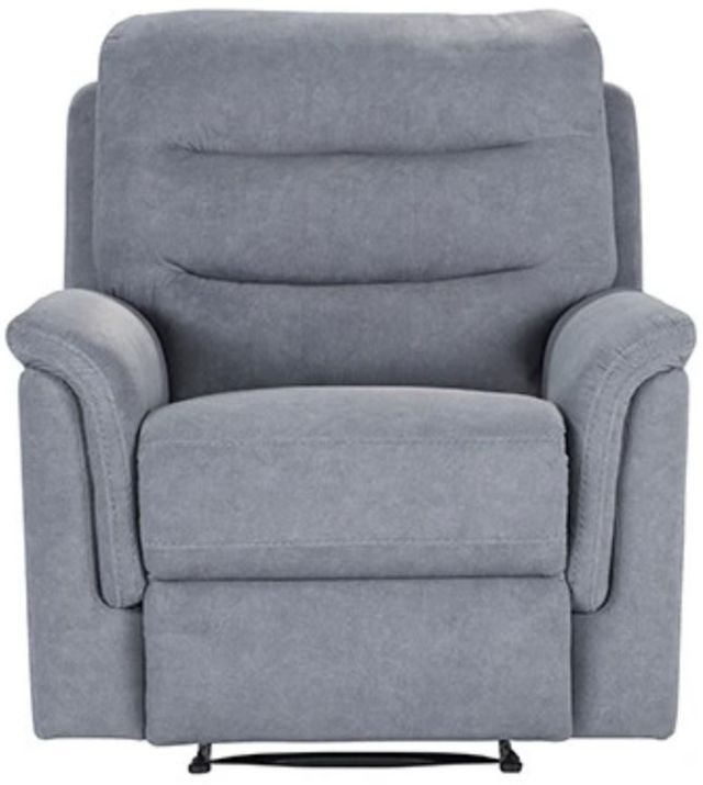 Hughes Furniture® 15176 Society Sky Manual Recliner-1