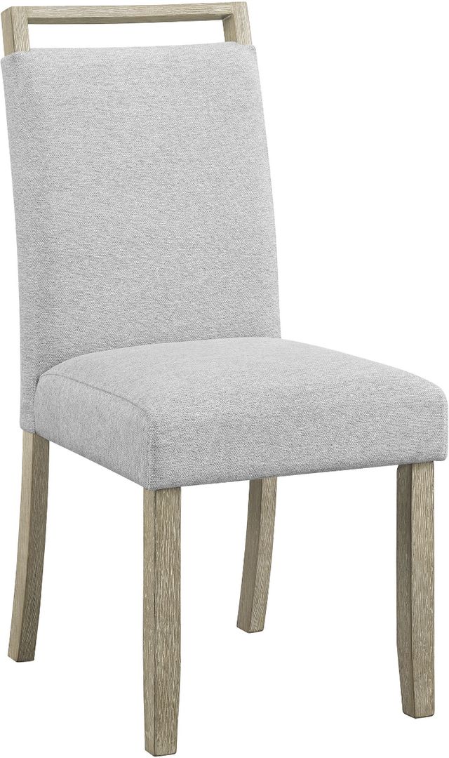 Crown Mark Hazel Beige/Gray Side Chair-0