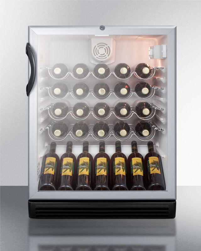 Summit® 24" Aluminum Wine Cooler-2