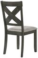 New Classic® Home Furnishings Gulliver Gray/Rustic Brown Side Chair-5