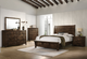 New Classic® Home Furnishings Blue Ridge 4-Piece Gray Queen Sleigh Bedroom Set Dresser and Mirror-0