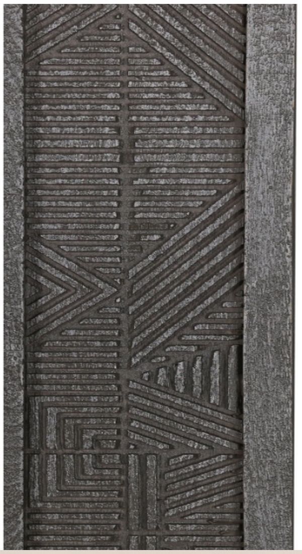 Parker House® Crossings Serengeti Sandblasted Fossil Grey Floor Mirror-3