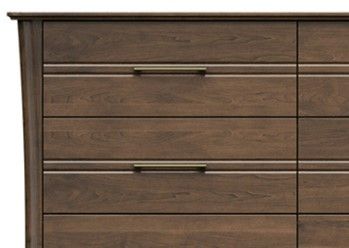 Country View Woodworking Westroom Bedroom Brown Maple 56" Dresser-1