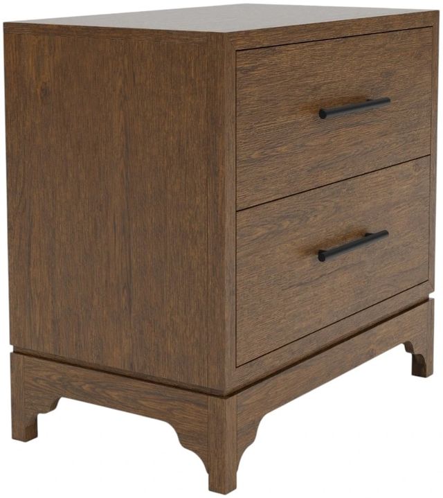 Riverside Furniture Calhoun Whiskey Oak 2-Drawer Nightstand-3