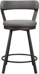 Homelegance® Appert Gray Swivel Counter Height Chair-1