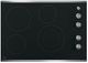 GE® 30" Stainless Steel on Black Electric Cooktop-0