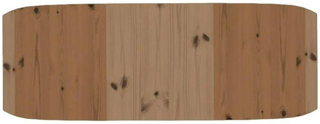 Mavin Customizable 84" Boat Extendable Dining Table with 12" Leaf-3