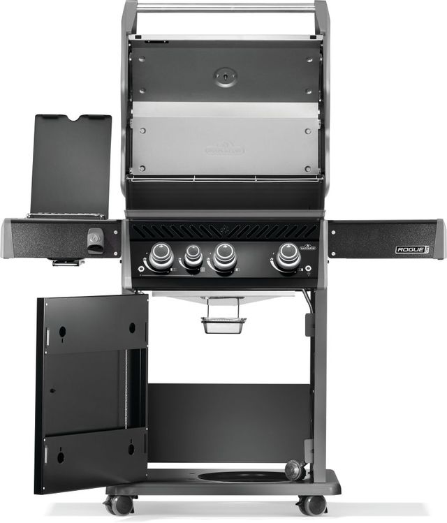 Napoleon Rogue® PRO 4-Burner Black Freestanding Liquid Propane Grill-1