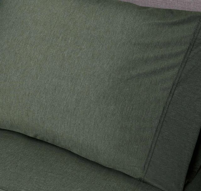 BEDGEAR® Flannel Performance® 4-Piece Forest Green Queen Sheet Set-1