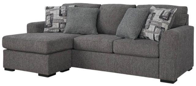 Signature Design by Ashley® Gardiner Pewter Chaise Sofa-3