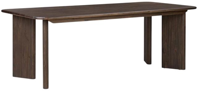 Nest Home Collections Trinity Dark Vitri 86" Rectangular Dining Table-0