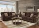 Affordable Furniture 1400 Chevron Mink Power Reclining Sofa-1