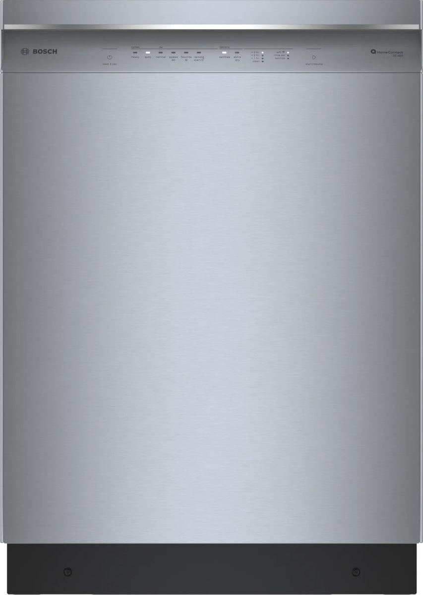 Bosch® 300 Series 24" Stainless Steel Front Control Built In Dishwasher