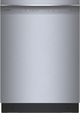 Bosch® 300 Series 24" Stainless Steel Front Control Built In Dishwasher-0