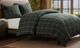 HiEnd Accents Windowpane 3-Piece Hunter Green King Bedding Bundle-0
