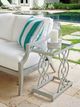 Tommy Bahama® Outdoor Silver Sands Oyster Shell Rectangular Spot Table with Glass Top-2