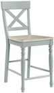 Steve Silver Co. Darcy 7-Piece Mint Green/Natural Counter Height Dining Set-5
