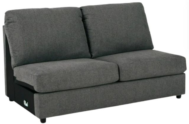 Signature Design by Ashley® Edenfield 3-Piece Charcoal Left-Arm Facing Sectional and Chaise-2