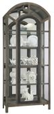 Howard Miller® Reeko Smoke Grey Curio Cabinet-1