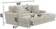 Jackson Furniture Cozy 2-Piece Pearl Sectional-2