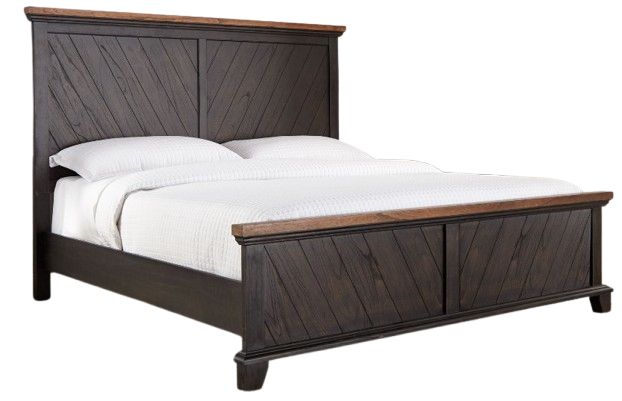Steve Silver Co. Bear Creek 4-Piece Camel/Sabel King Panel Bedroom Set-2