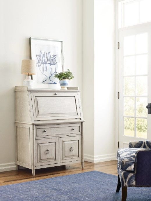 Hammary® Domaine Taupe Patina Secretary Desk-1