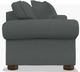 La-Z-Boy® Pembroke Grey Loveseat with Brass Nailhead Trim-2