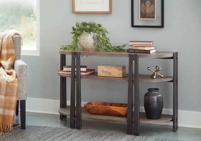 Hammary® Pasadena-Hamilton Brown Sofa Table-1