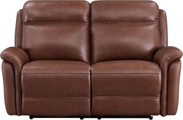 Aurora Furniture Cascade Pecan Power Reclining Loveseat-0