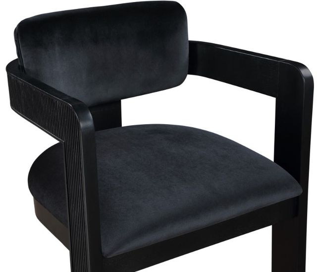 Meridian Furniture Sacha Black Velvet Dining Chair-4