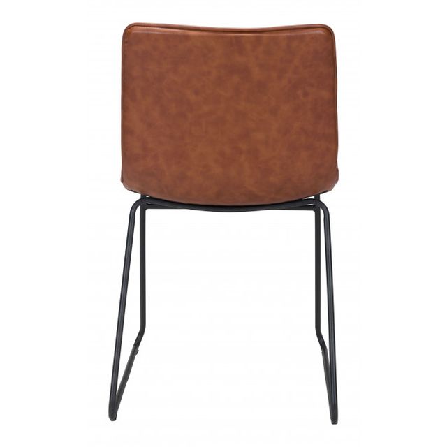 Zuo® Modern Jack Vintage Brown Dining Chair-3
