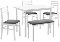 Monarch Specialties Inc. 5-Piece White Dining Set