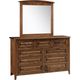 Boulder Creek Furniture Carson Bark Arched Mirror-3