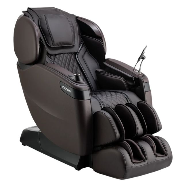 Cozzia® Qi™ SE Duo Espresso/Mocha Massage Chair-0